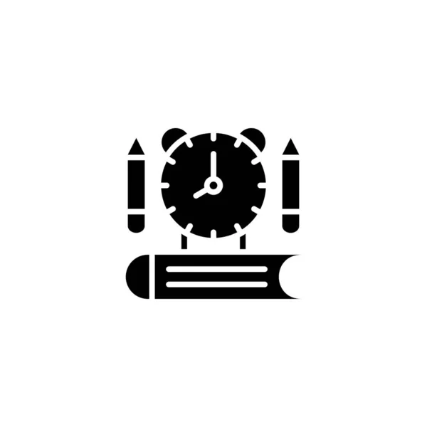 Піктограма Будильника Векторі Логотип — стоковий вектор