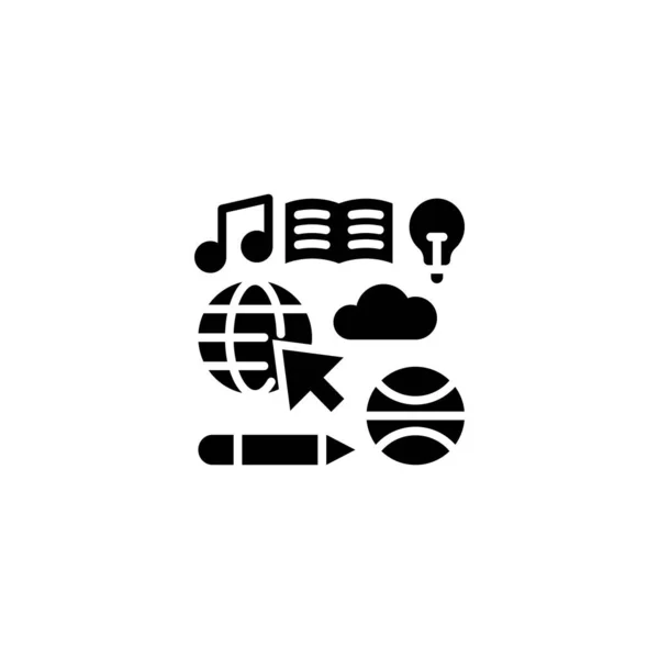 Icône Dans Vecteur Logotype — Image vectorielle