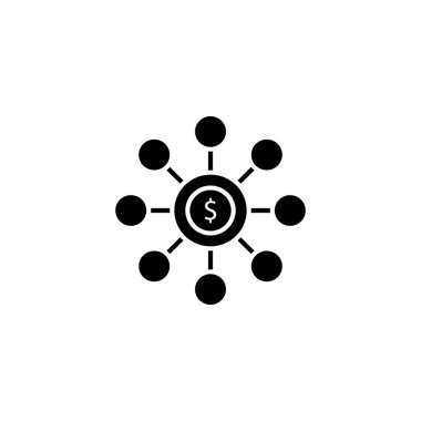 Vektörel pazarlama simgesi. Logotype