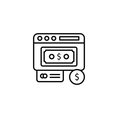 Ödeme Yöntemleri simgesi vektörde. Logotype