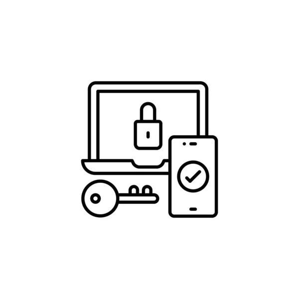 Εικονίδιο Ασφαλείας Διάνυσμα Λογότυπο — Διανυσματικό Αρχείο
