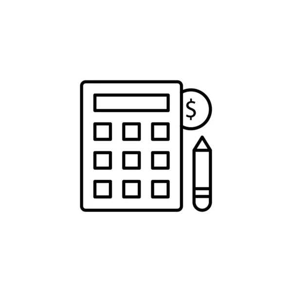 Budget Symbol Vektor Logotyp — Stockvektor