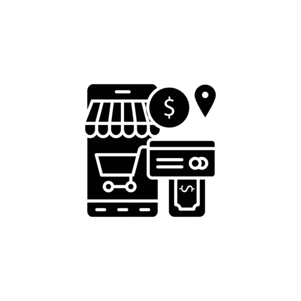 Εικονίδιο Ηλεκτρονικού Εμπορίου Διάνυσμα Λογότυπο — Διανυσματικό Αρχείο