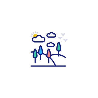 ECO çevre simgesi vektörde. Logotype