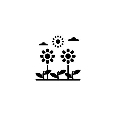 Vektör içinde bitki simgesi. Logotype