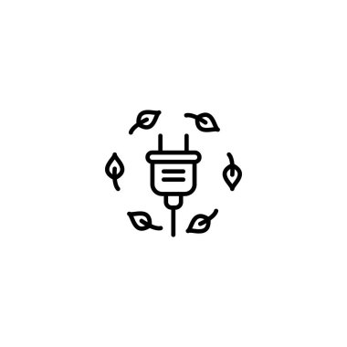 Vektör olarak Yeşil Enerji simgesi. Logotype