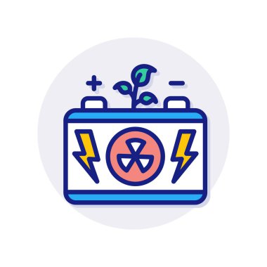 Vektör içinde toplayıcı simgesi. Logotype