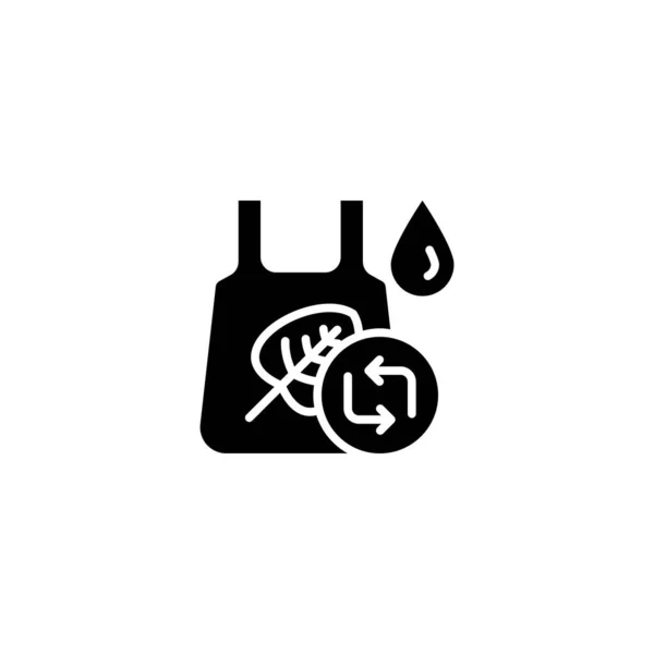 Иконка Eco Friendly Bag Векторе Логотип — стоковый вектор