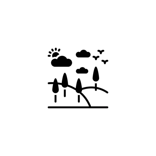 Εικονίδιο Eco Environment Διάνυσμα Λογότυπο — Διανυσματικό Αρχείο