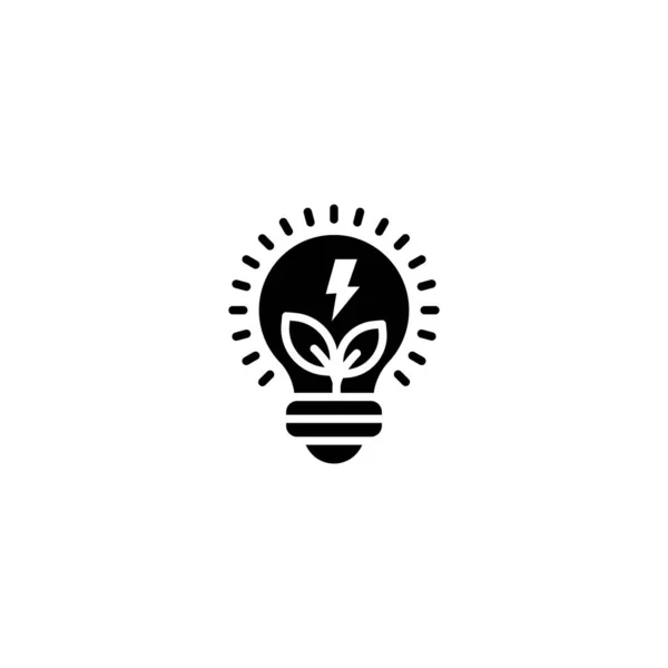 Icône Énergie Propre Dans Vecteur Logotype — Image vectorielle