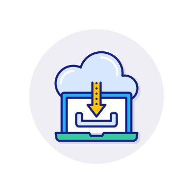 Vektör simgesi indiriliyor. Logotype