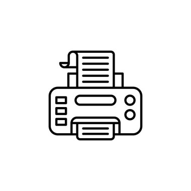 Vektör olarak yerel yazdırma simgesi. Logotype