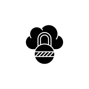 Veri Güvenlik simgesi vektörde. Logotype