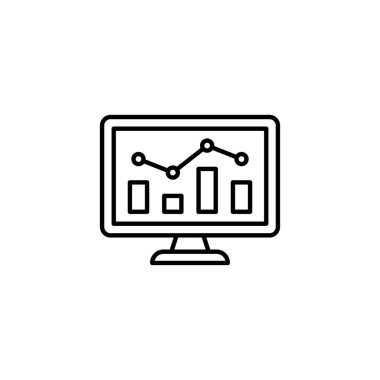 İstatistik ikonu. Logotype