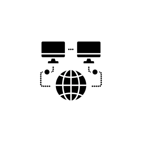 Icône Ligne Vecteur Logotype — Image vectorielle
