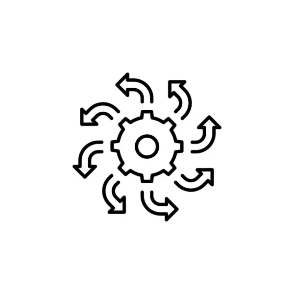Значок Обновления Системы Векторе Логотип — стоковый вектор