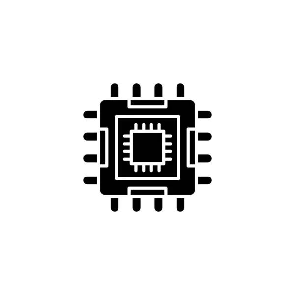 Ícone Hardware Vetor Logotipo — Vetor de Stock