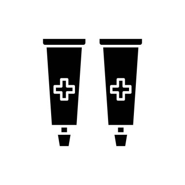 Vektör olarak alkol jeli simgesi. Logotype