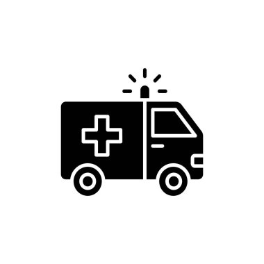 Vektör olarak ambulans simgesi. Logotype