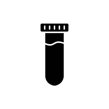 Vektör içinde kan örneği simgesi. Logotype