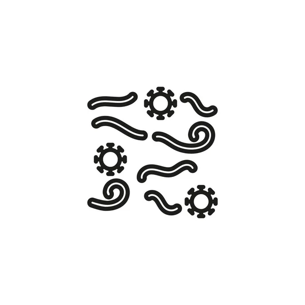 Коронавирус Иконке Воздух Векторе Логотип — стоковый вектор