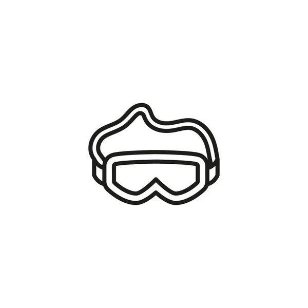 Ikona Brýlí Vektoru Logotyp — Stockový vektor