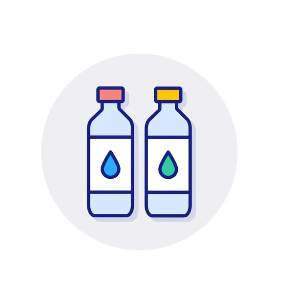 Bleiben Sie Hydratisiert Symbol Vektor Logotyp — Stockvektor