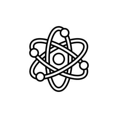 Nükleer güç ikonu vektörde. Logotype