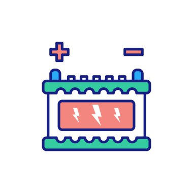 Vektör içinde toplayıcı simgesi. Logotype