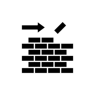 Vektör olarak mason simgesi. Logotype