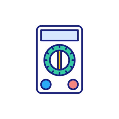 Vektör olarak Volt Metre simgesi. Logotype