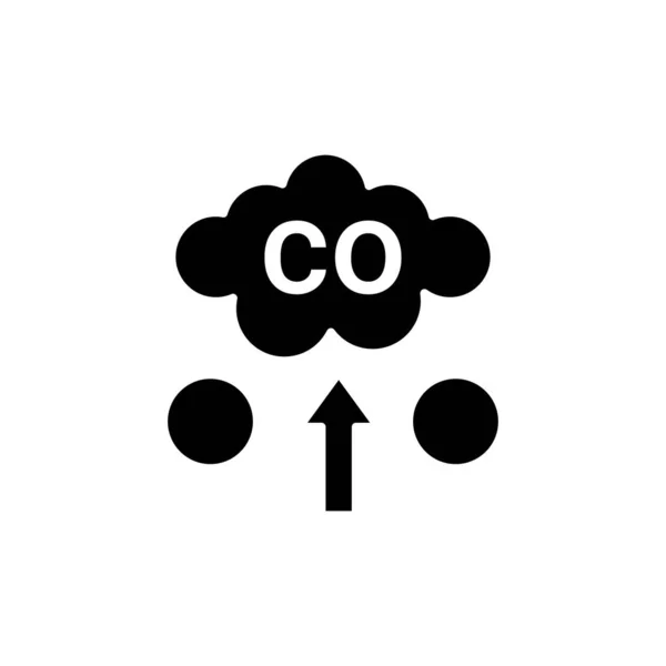 Icona Dei Fumi Nel Vettore Logotipo — Vettoriale Stock