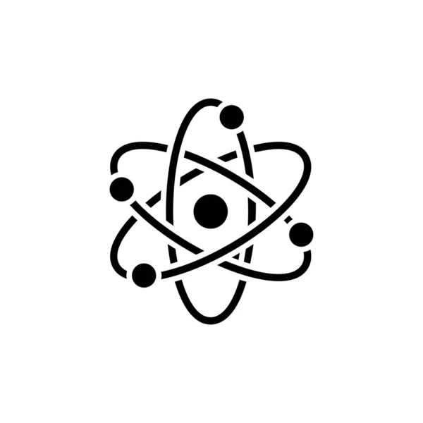 Atomkraft Symbol Vektor Logotyp — Stockvektor