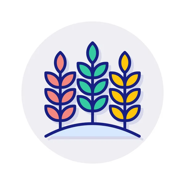 Landwirtschaft Ikone Vektor Logotyp — Stockvektor
