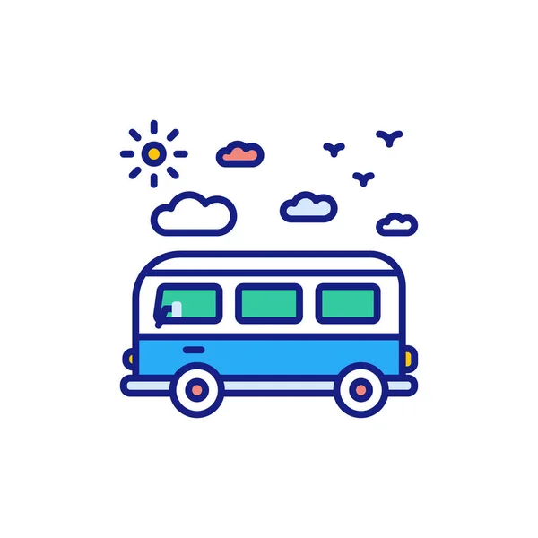 Icône Transport Vecteur Logotype — Image vectorielle