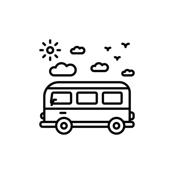 Transportation Icon Vector Logotype — Stock Vector