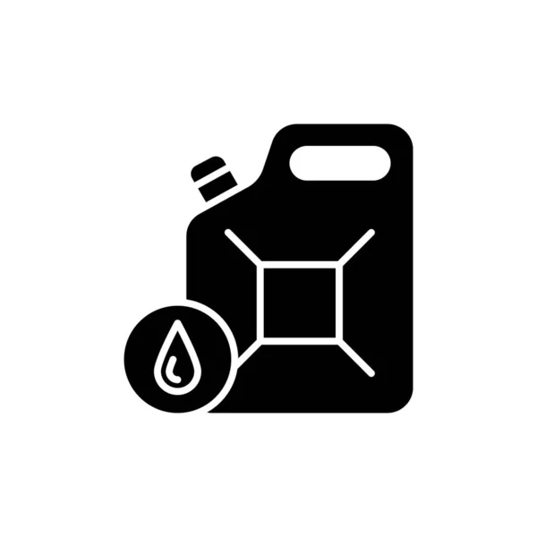 Benzinsymbol Vektor Logotyp — Stockvektor