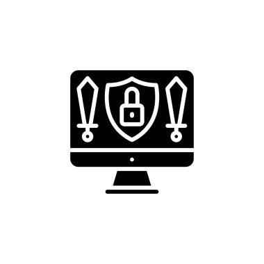 Vektör içinde koruma ikonu. Logotype