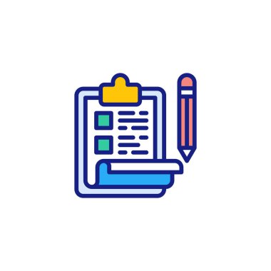 Vektör olarak evrak simgesi. Logotype