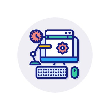 Vektör olarak Çalışma Saatleri simgesi. Logotype