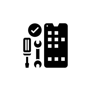 Uygulama Geliştirme simgesi vektörü. Logotype