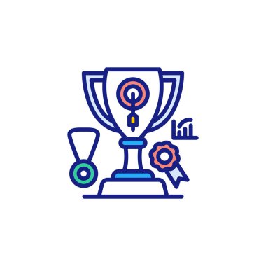 Görev simgesi vektörde. Logotype