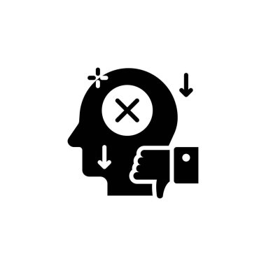 Başarısız Mark simgesi vektöründe. Logotype