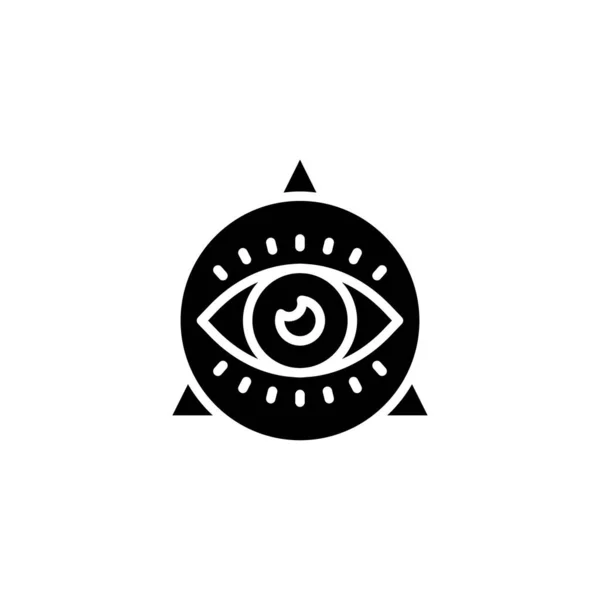 Ícone Olho Providência Vetor Logotipo —  Vetores de Stock