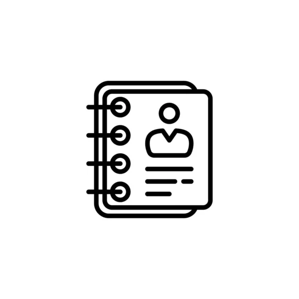 Ikona Obchodních Smluv Vektoru Logotyp — Stockový vektor