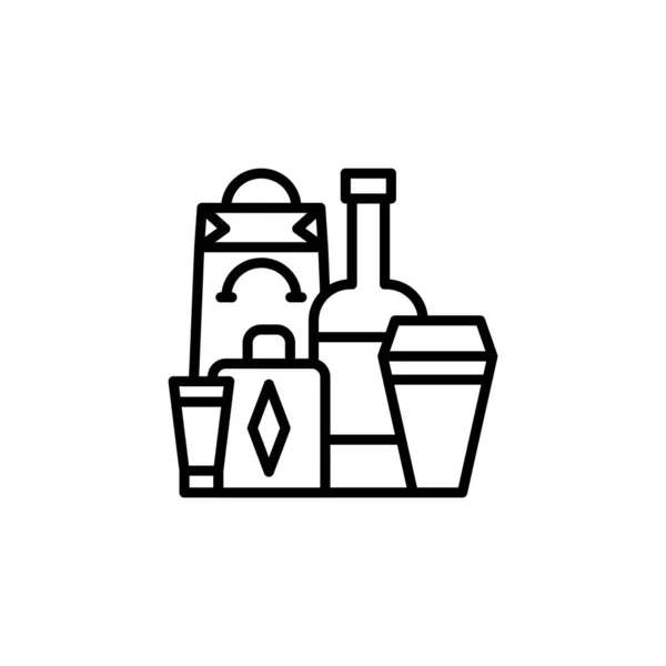 Package Design Symbol Vektor Logotyp — Stockvektor