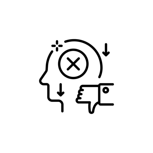 Εικονίδιο Failure Mark Στο Διάνυσμα Λογότυπο — Διανυσματικό Αρχείο
