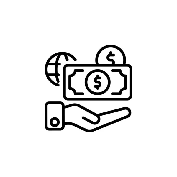 Ícone Pagamento Vetor Logotipo — Vetor de Stock
