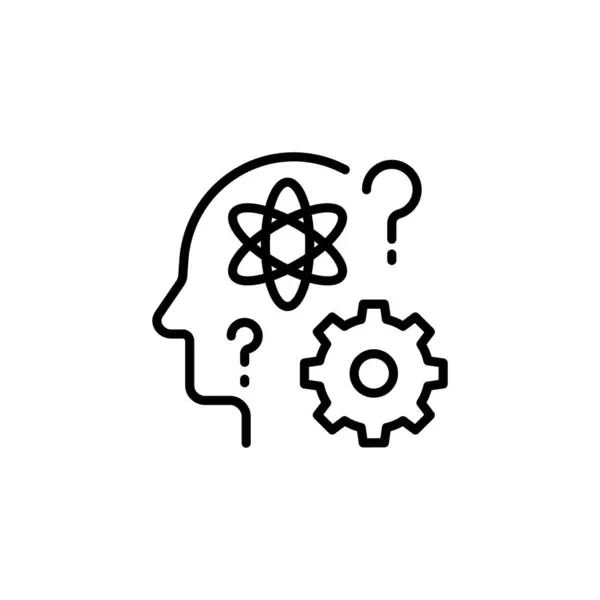 Піктограма Мозкового Штурму Векторі Логотип — стоковий вектор