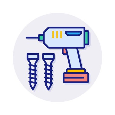 Vektör olarak sondaj simgesi. Logotype